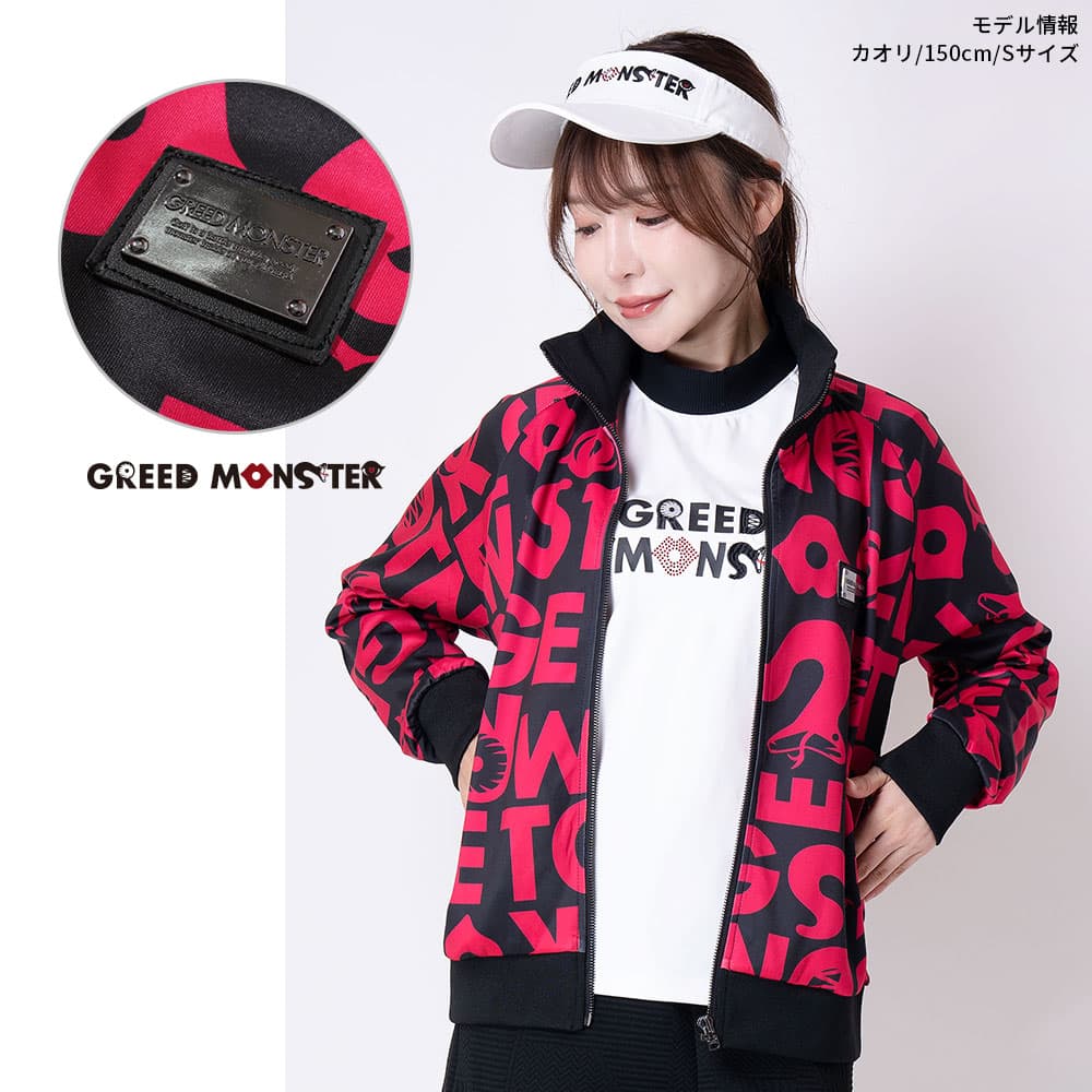 【Women's】総柄プリント トラックJK