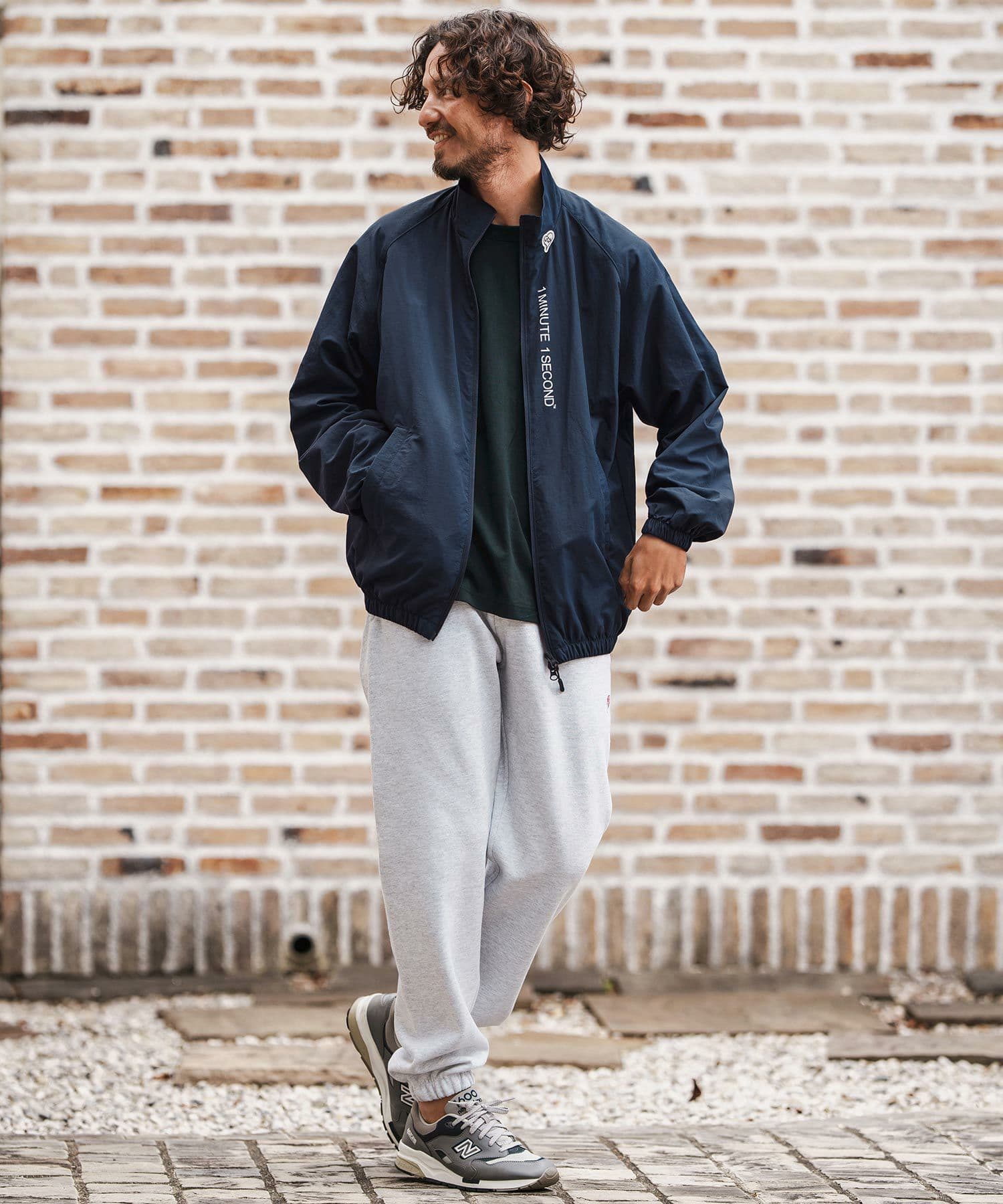 【Men's】ナイロンスタンドカラージャケット