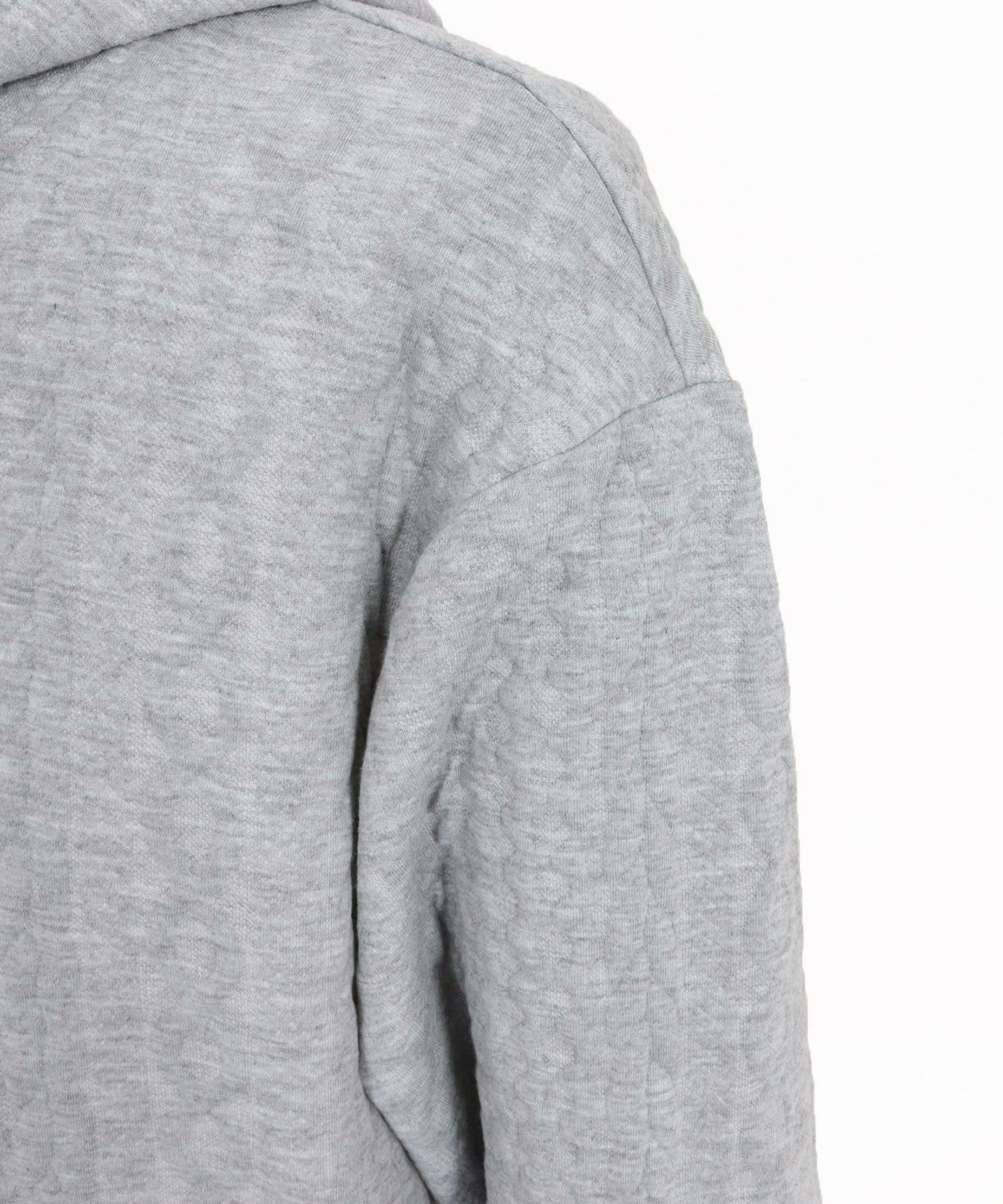 【Men's】ケーブルニットパーカー