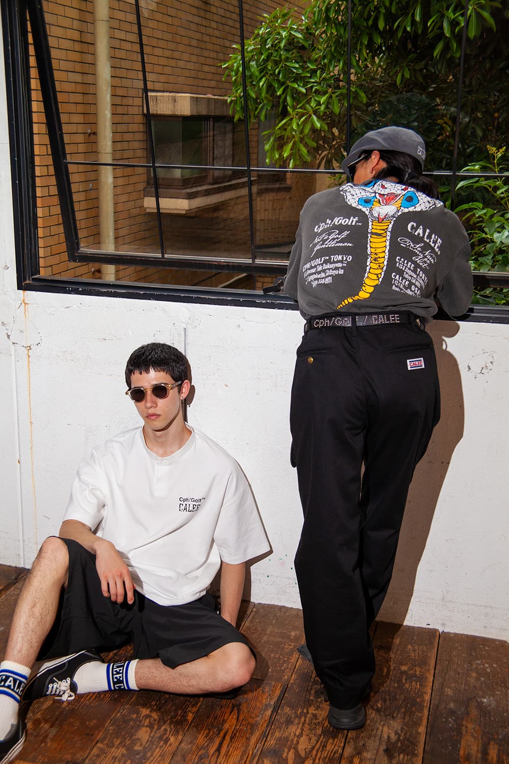 【Men's】CALEE x Cph/Golf HENRY NECK COBRA TEE