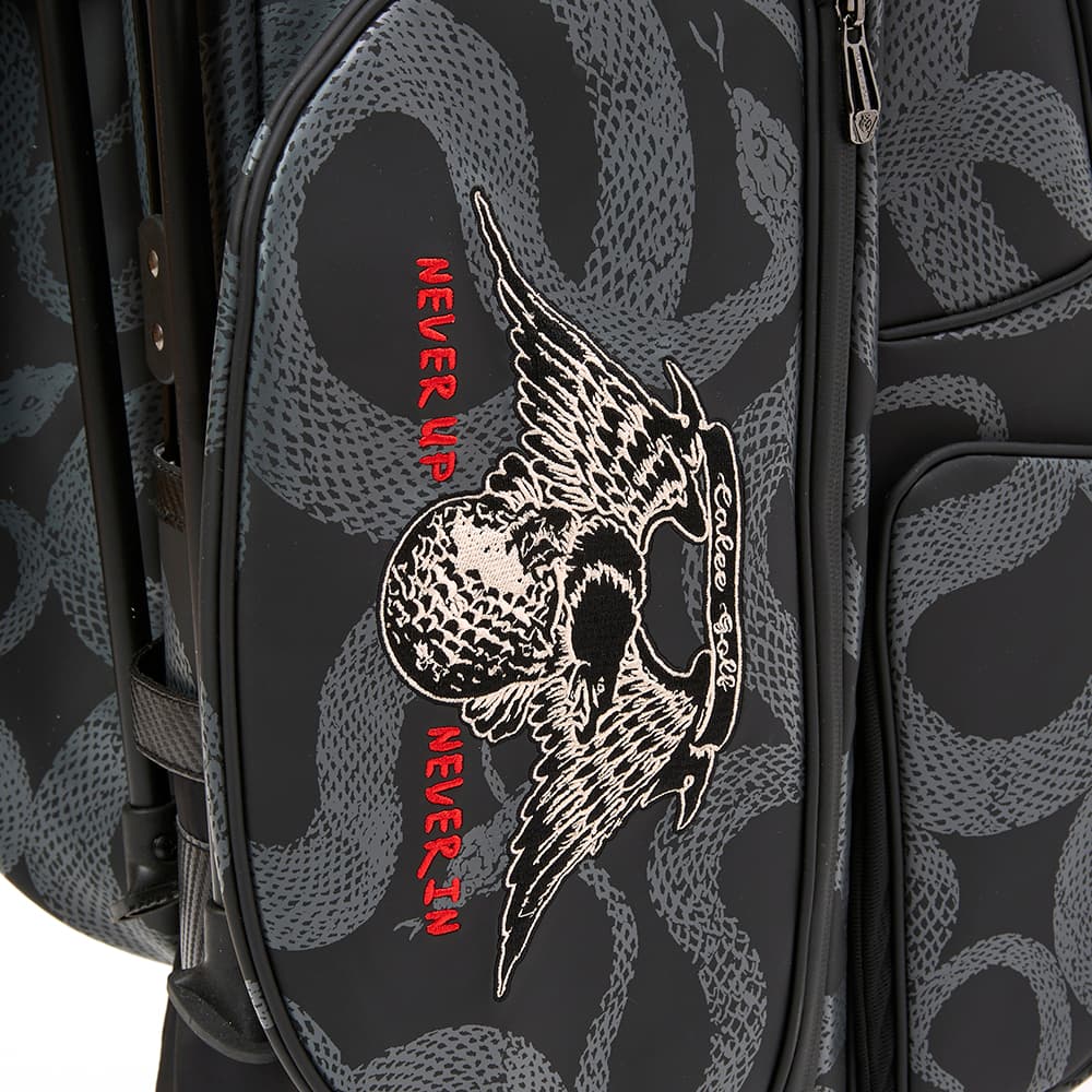 【Unisex】×OMNiX GOLF SNAKE PATTERN CADDIE BAG