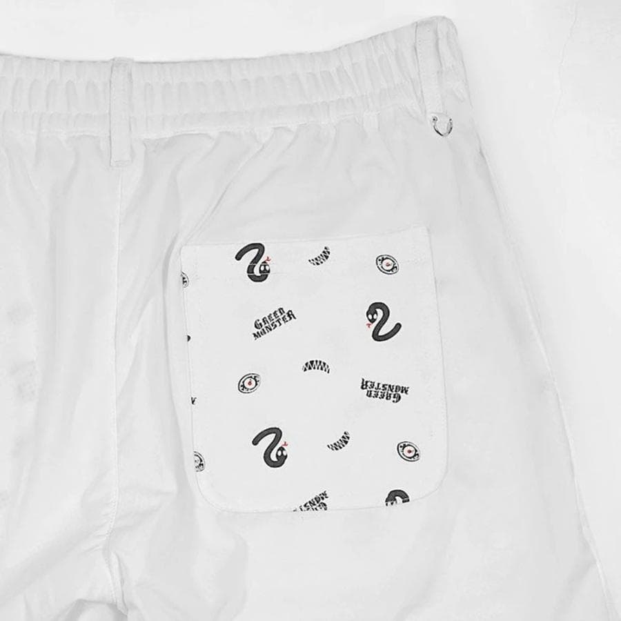 【Men's】素材切替 ハーフパンツ
