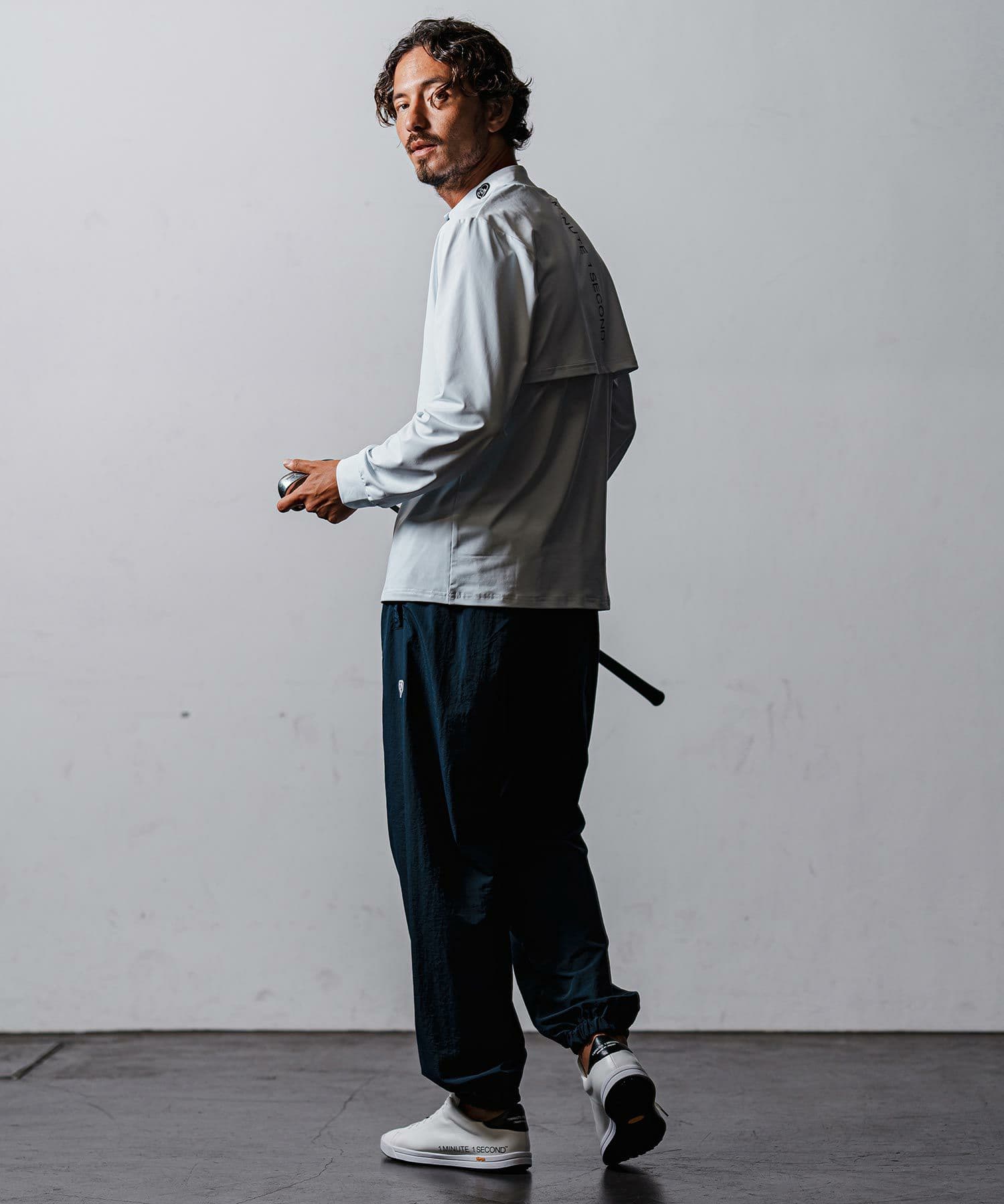 【Men's】ジップハイネックカットソー