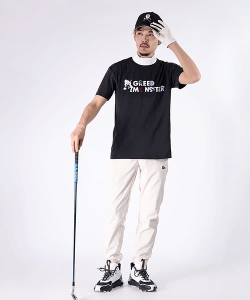 【Men's】マルチパターンロゴ モックT