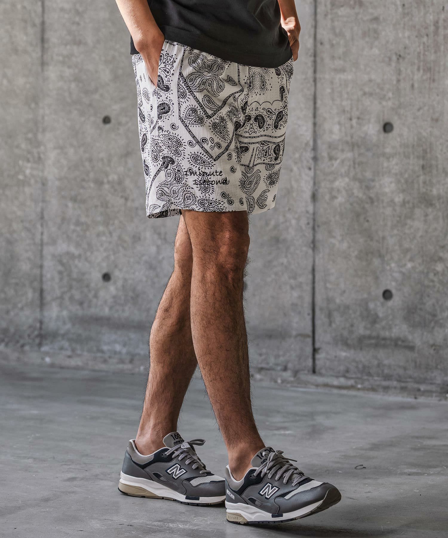 【Men's】バンダナ柄ショートパンツ