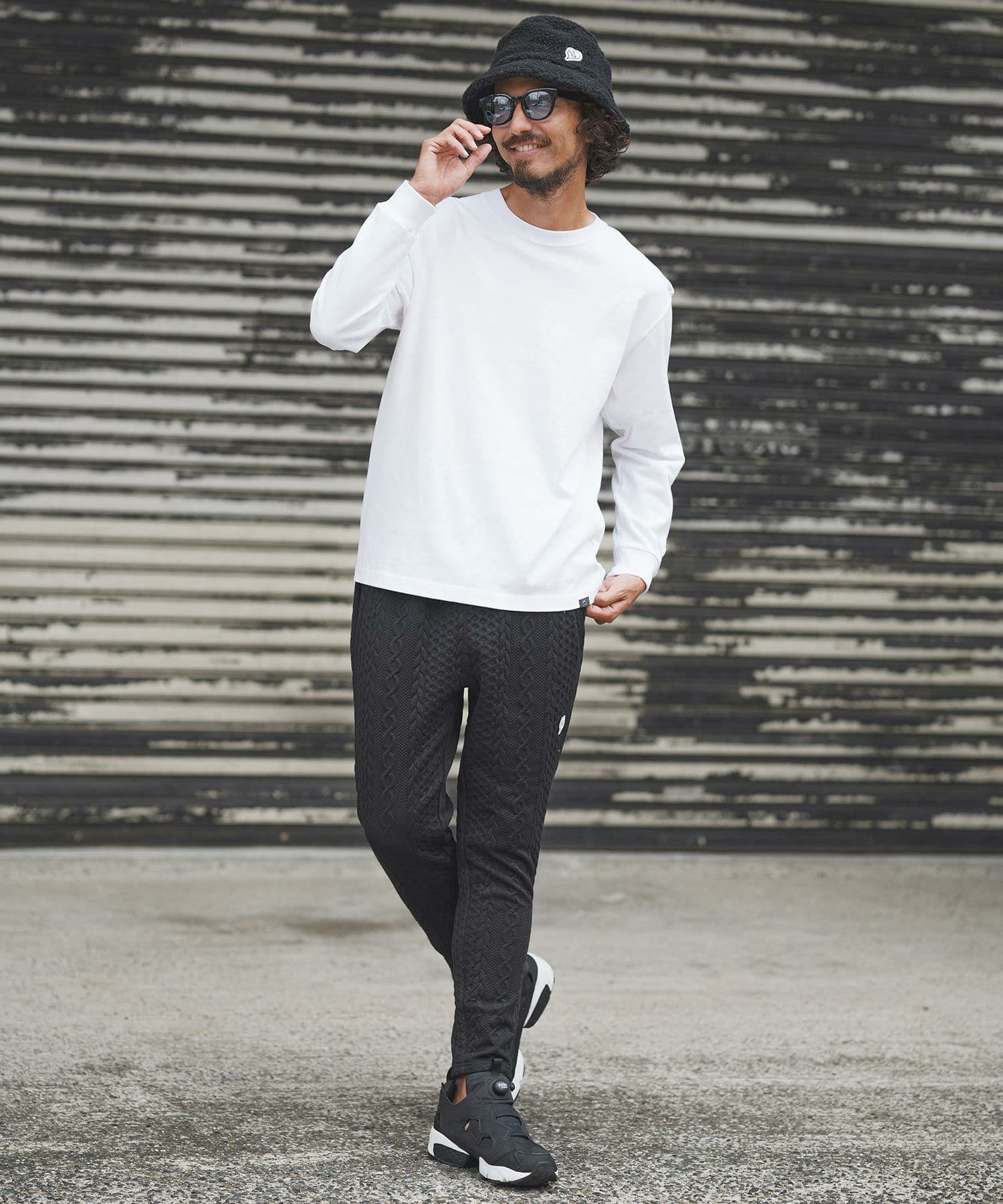 【Men's】ケーブルニットパンツ