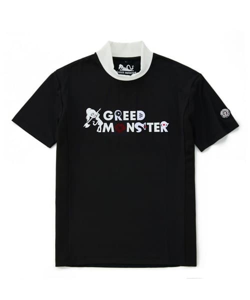 【Men's】マルチパターンロゴ モックT