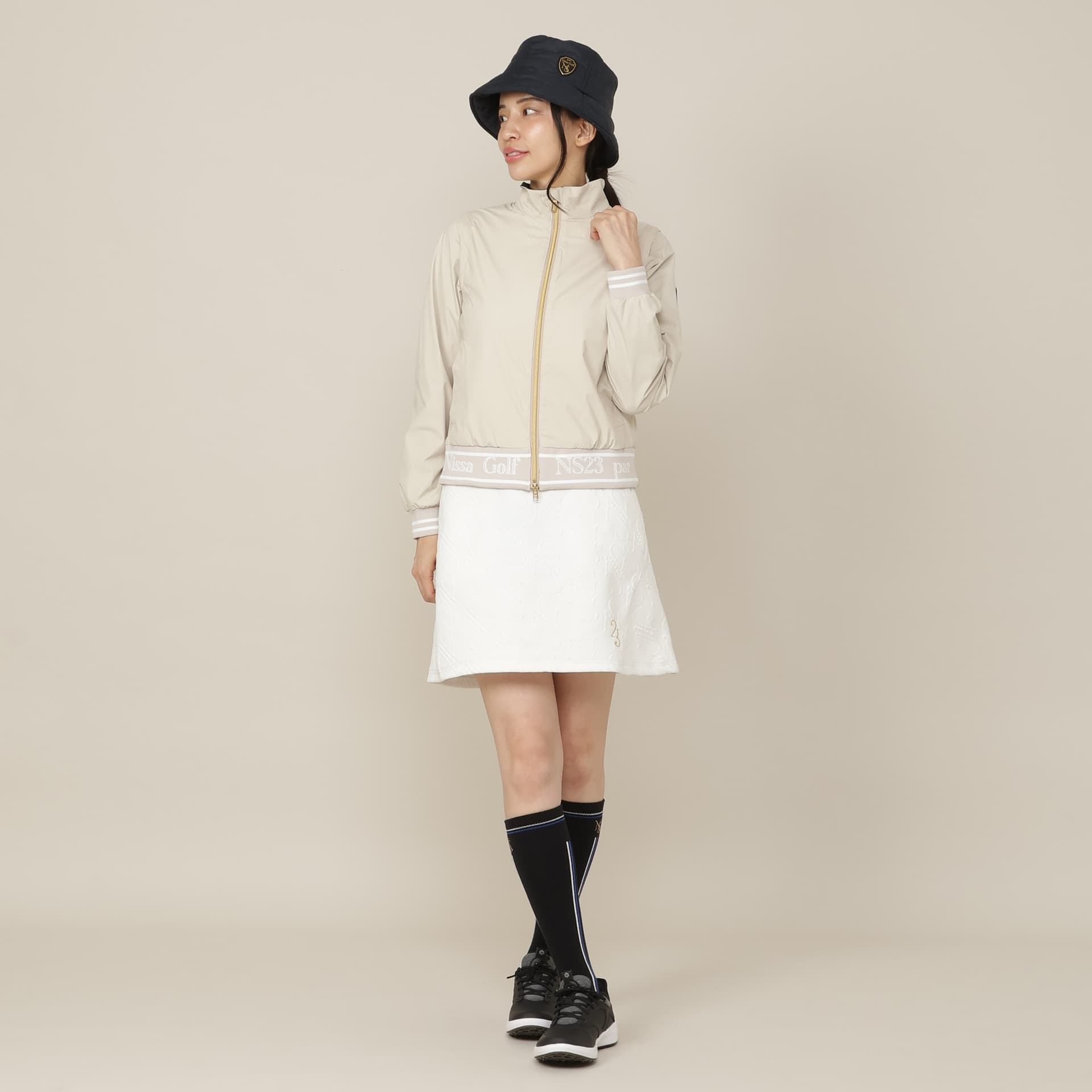 【Women's】【ストレッチ性/透湿・防水】2wayウインドプロテクター