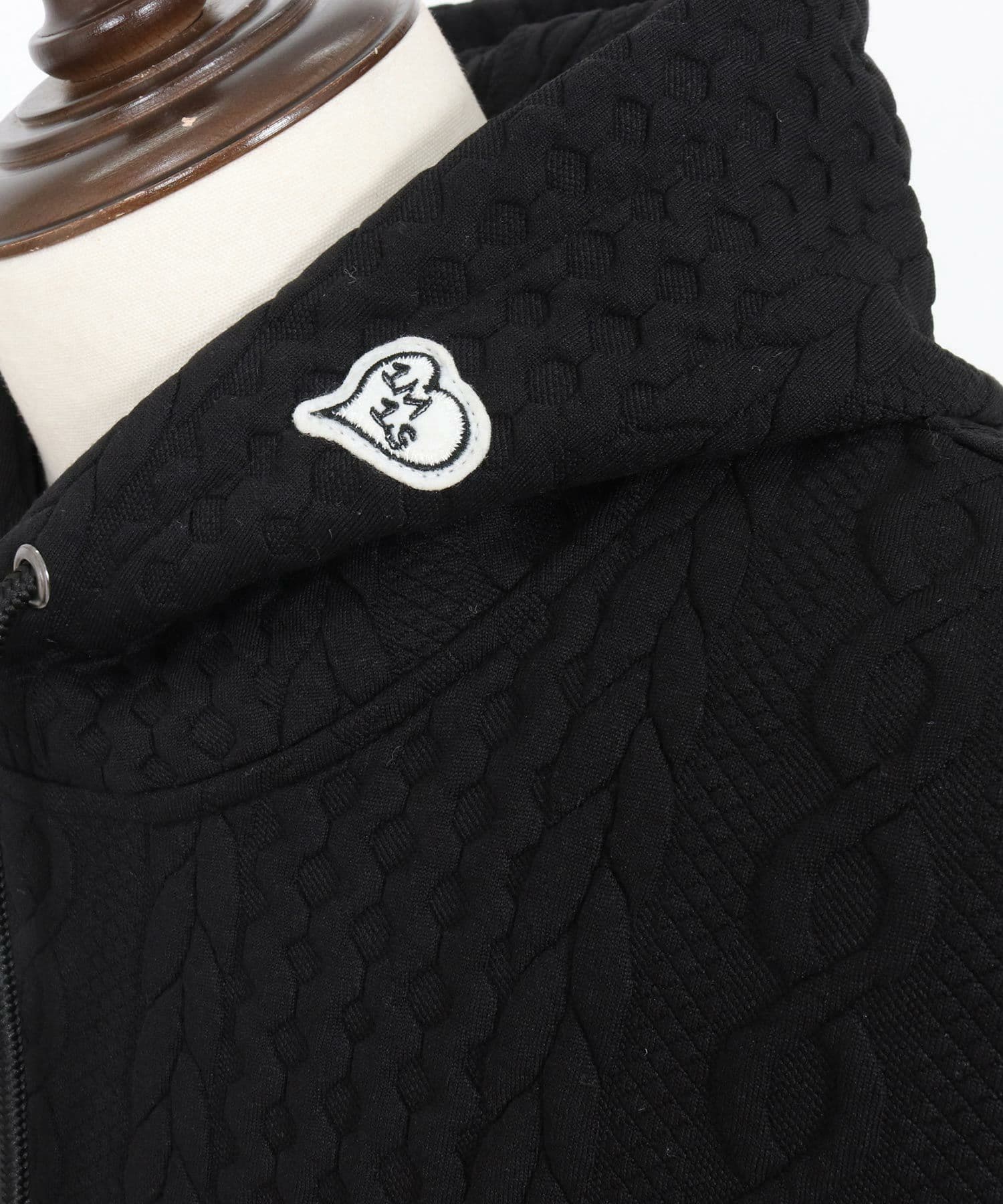 【Men's】ケーブルニットパーカー