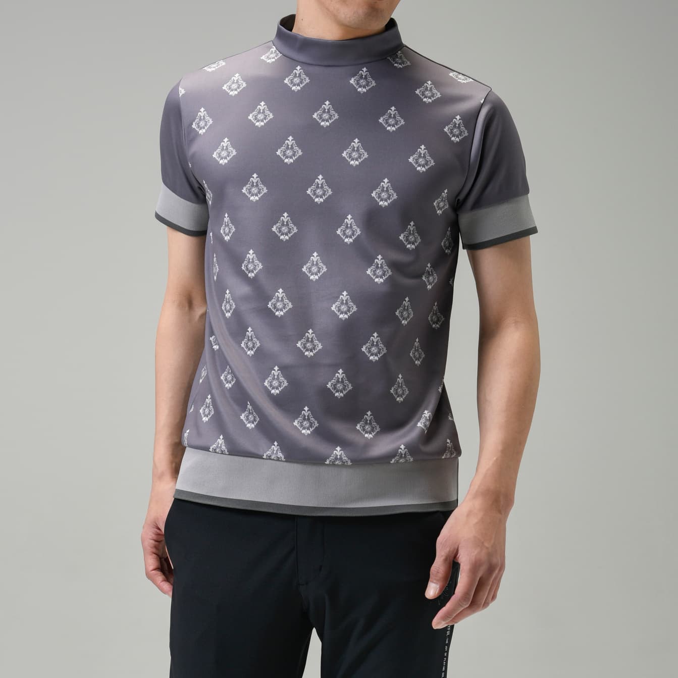 【Men's】半袖モックネック(2505)