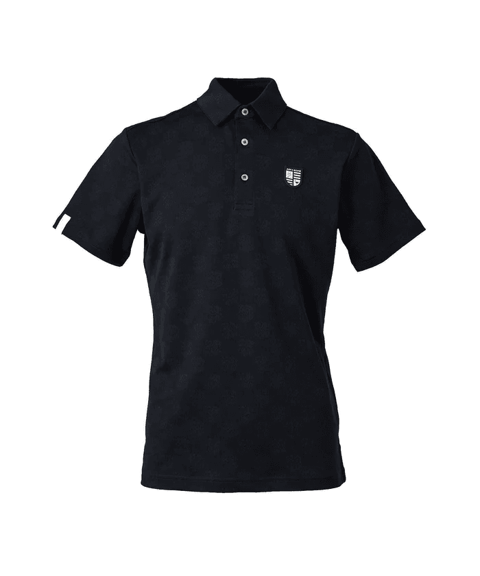 【Men's】ロゴジャカードジャージー半袖シャツ
