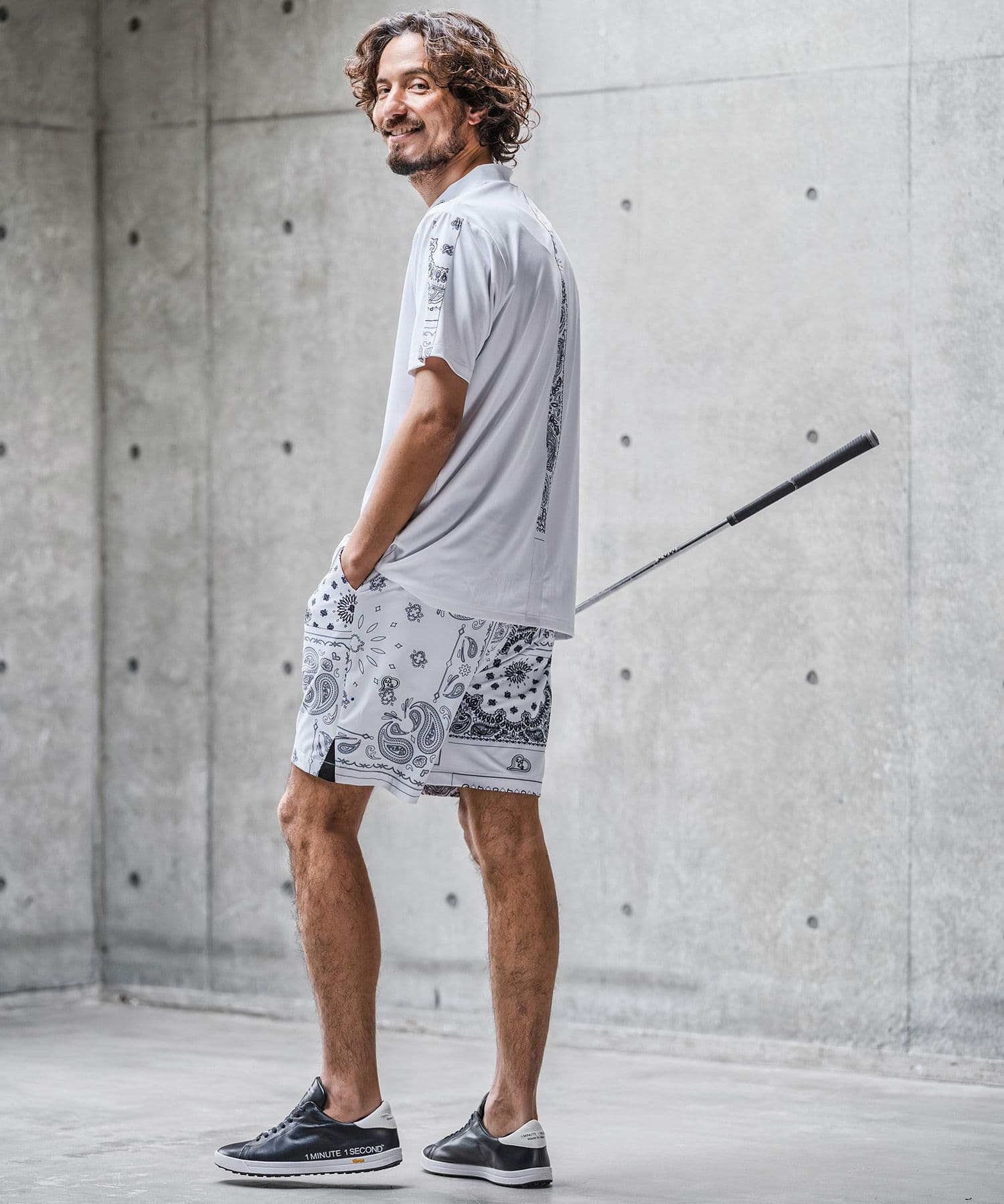 【Men's】モックネックカットソー