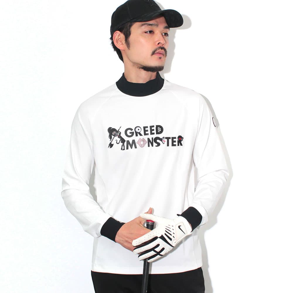 【Men's】マルチパターンロゴ モック長袖CU