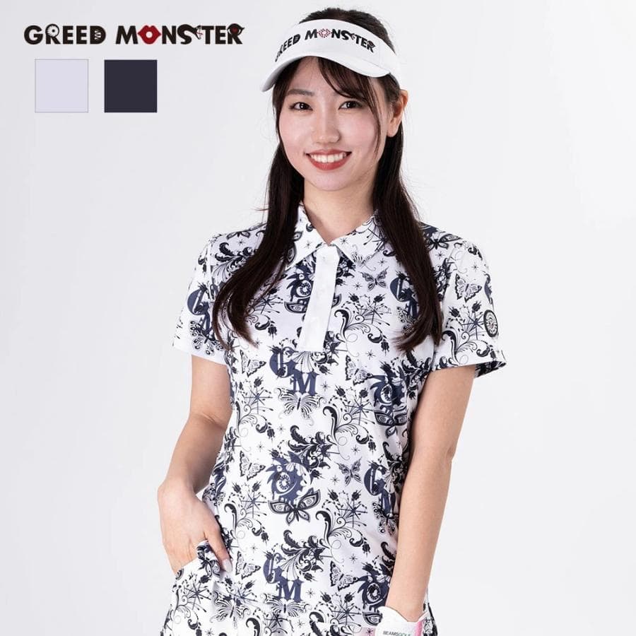 【Women's】バタフライパターン ポロ