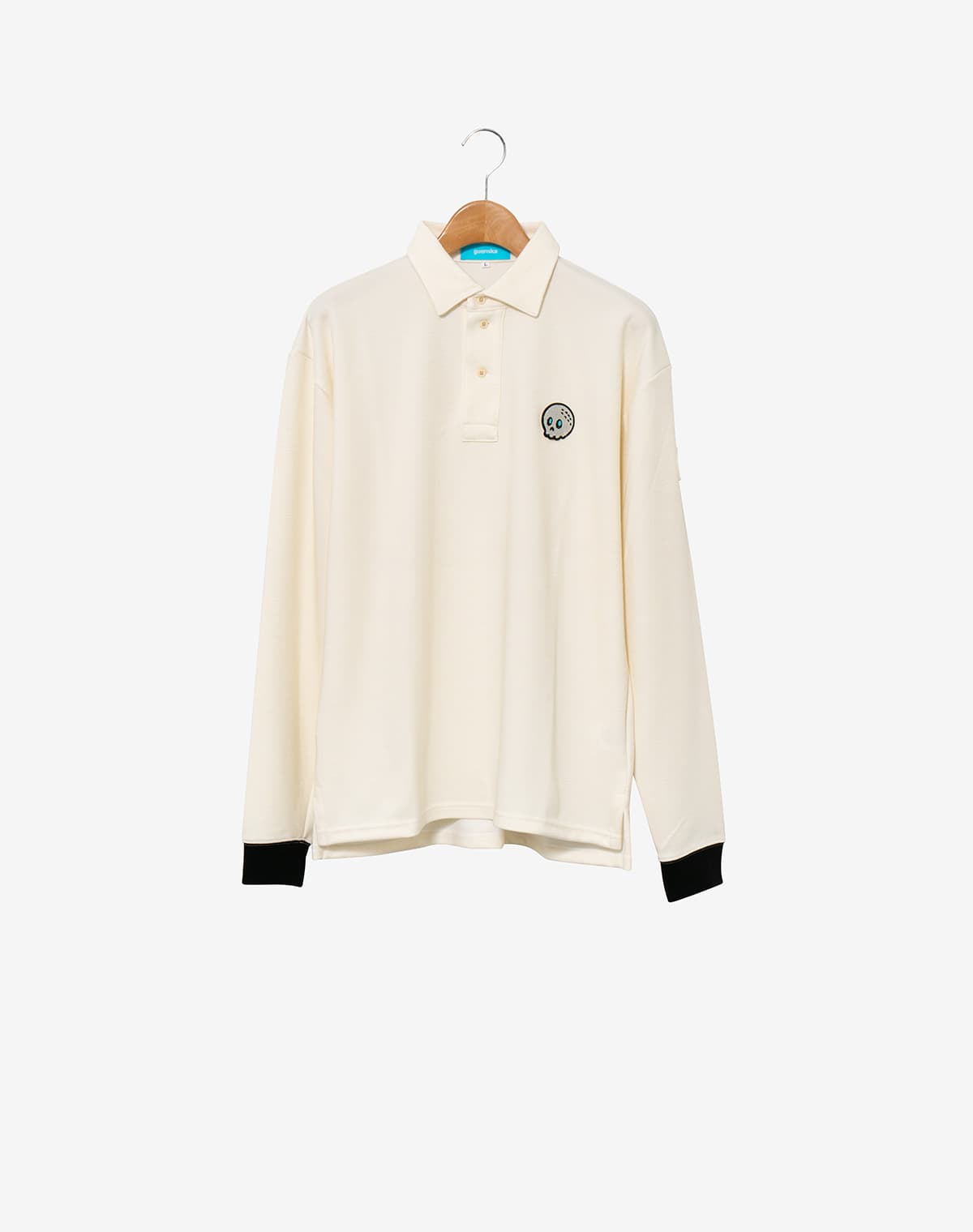 【Unisex】LOST BALL L/S Wool Polo Shirt