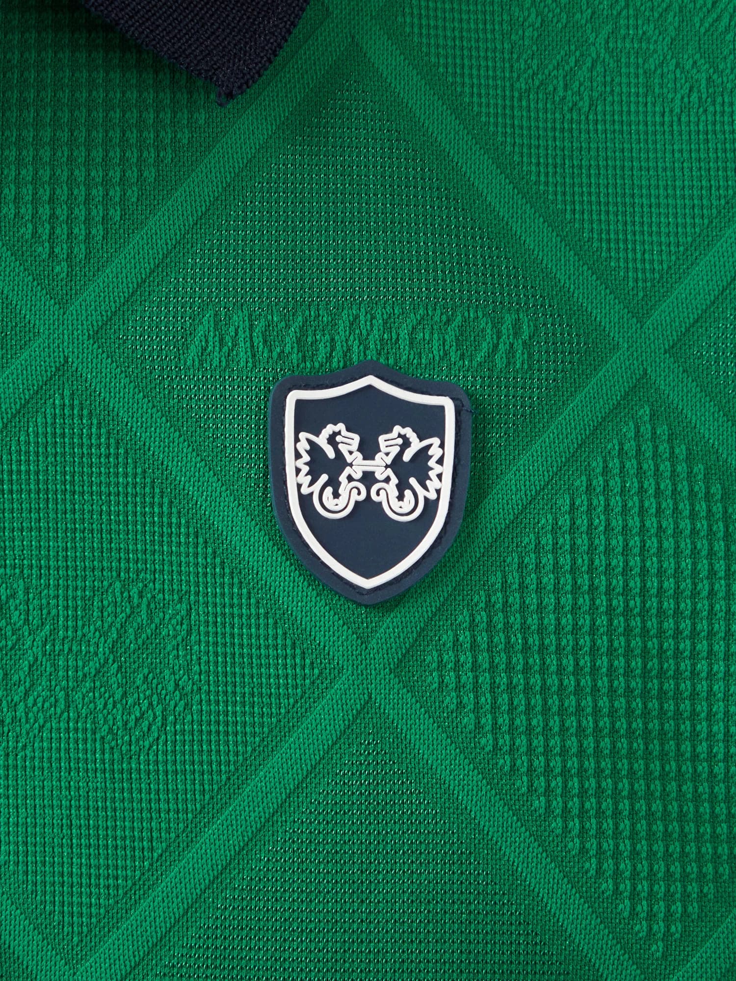 【Men's】無地ジャカードポロ