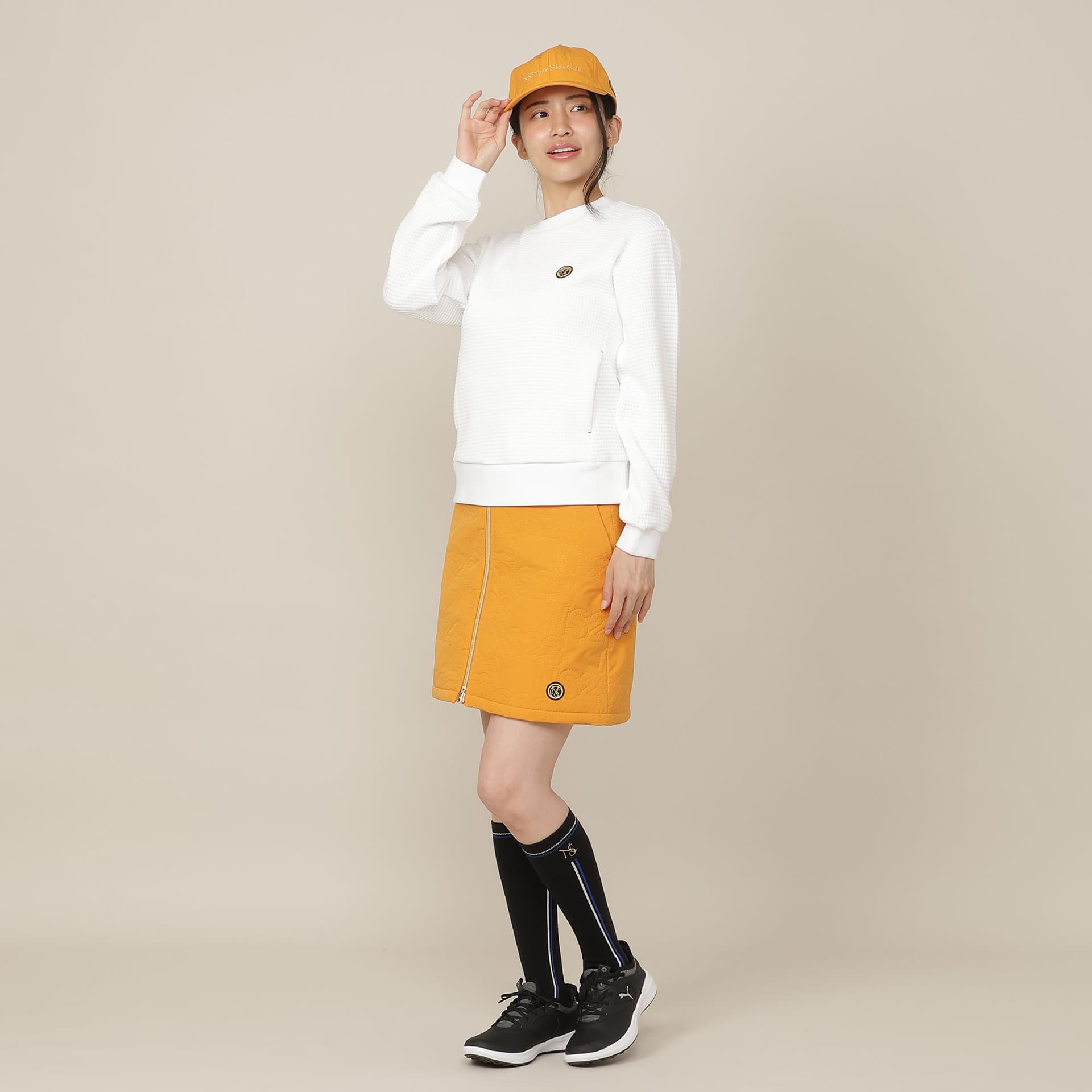 【Women's】ニット風Wフェイスプルオーバー