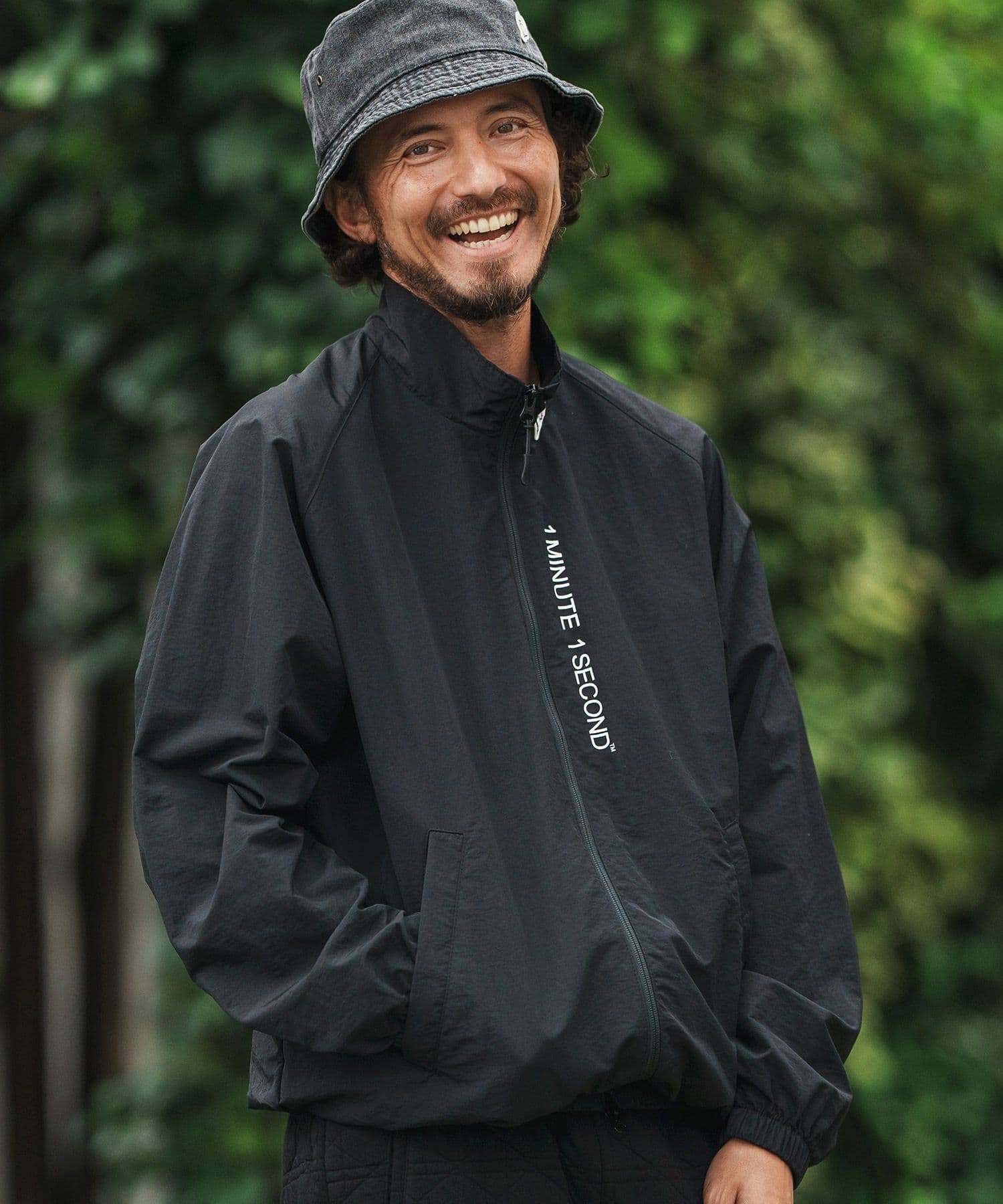 【Men's】ナイロンスタンドカラージャケット