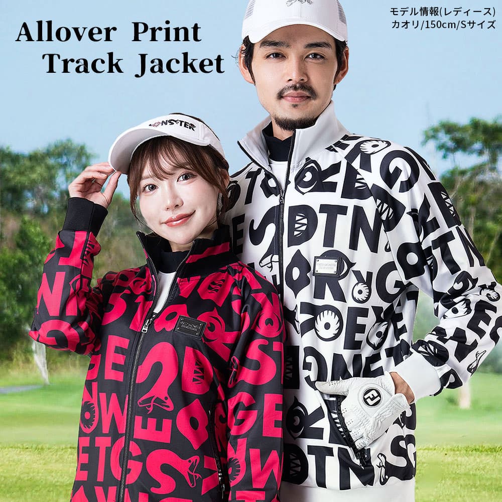 【Women's】総柄プリント トラックJK