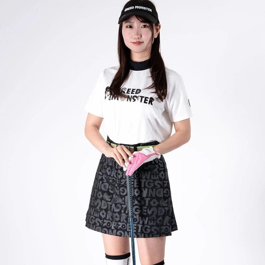 【Women's】パネルプリント スカートパンツ