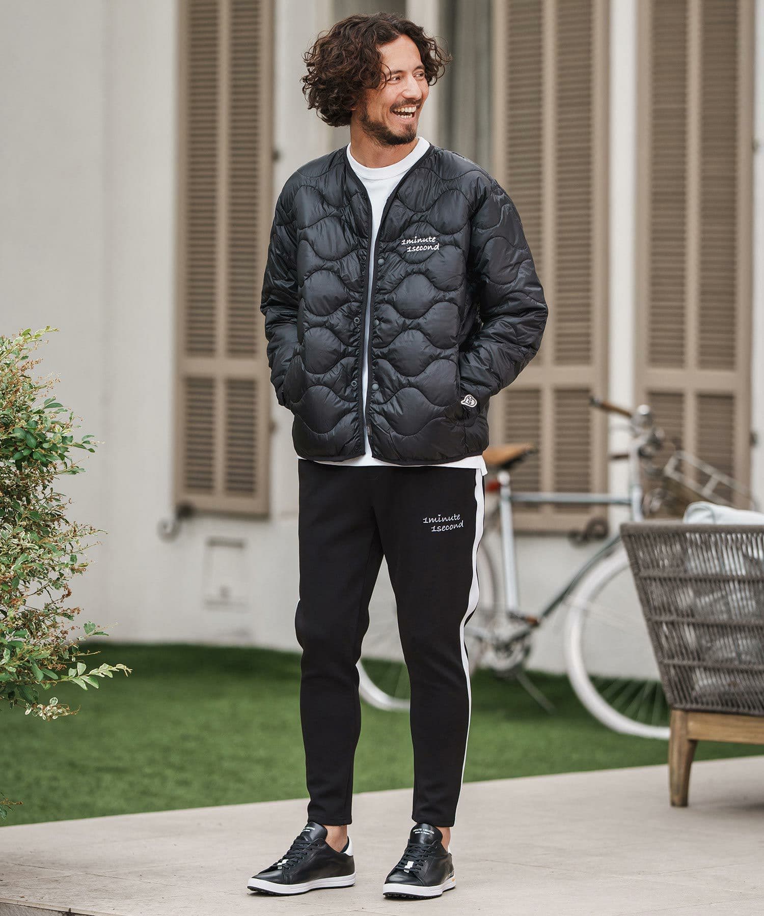 【Men's】ダンボールニットラインイージーパンツ