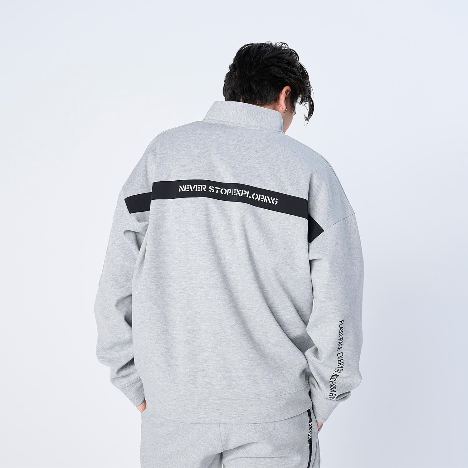 【Unisex】XP-AIR HALFZIP エアテンション® ハーフジップスウェット