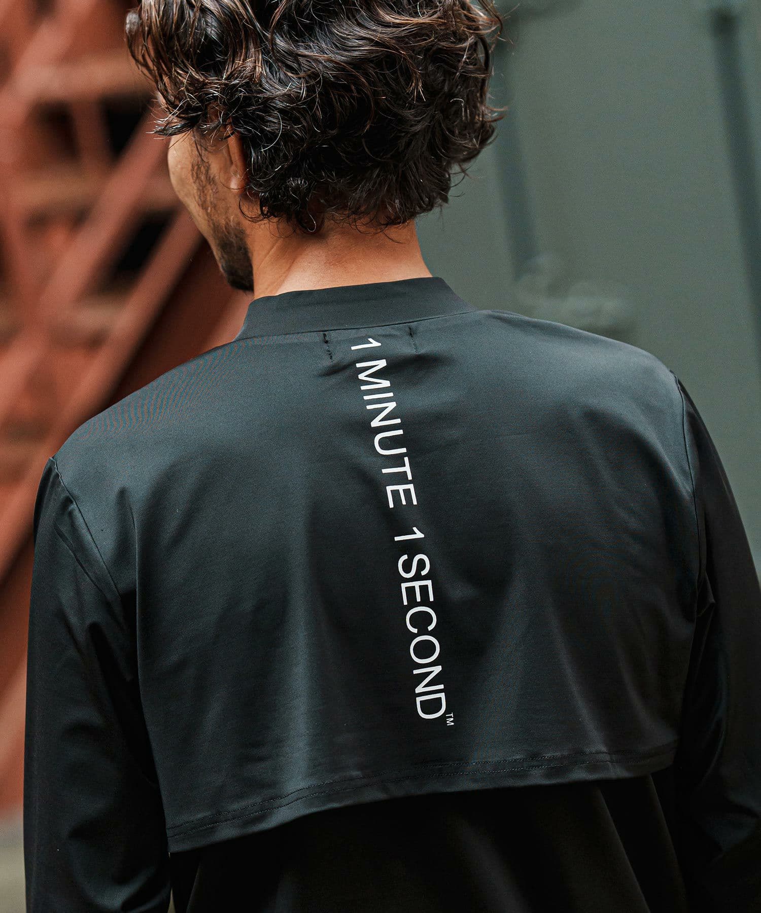 【Men's】ジップハイネックカットソー