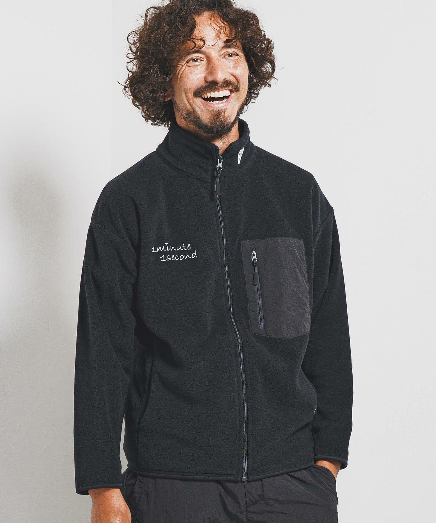 【Men's】フリースジップジャケット