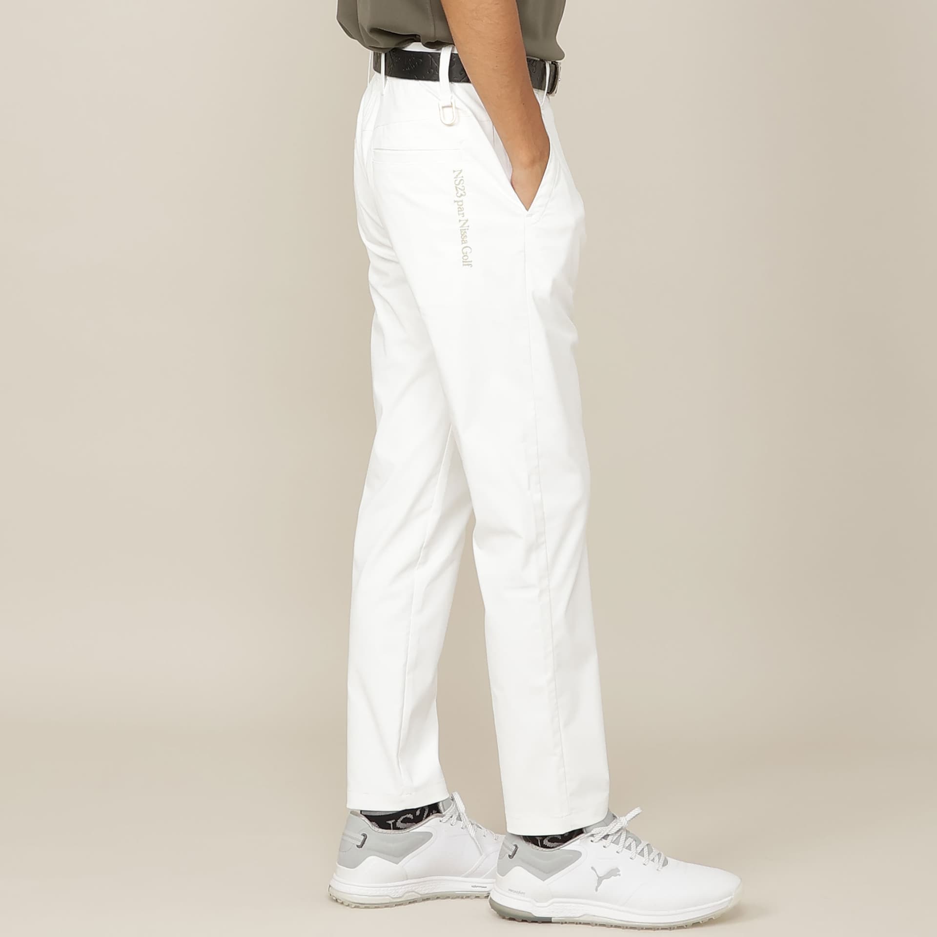 【Men's】【接触冷感/UVカット/透け防止】超フルダル遮熱パンツ