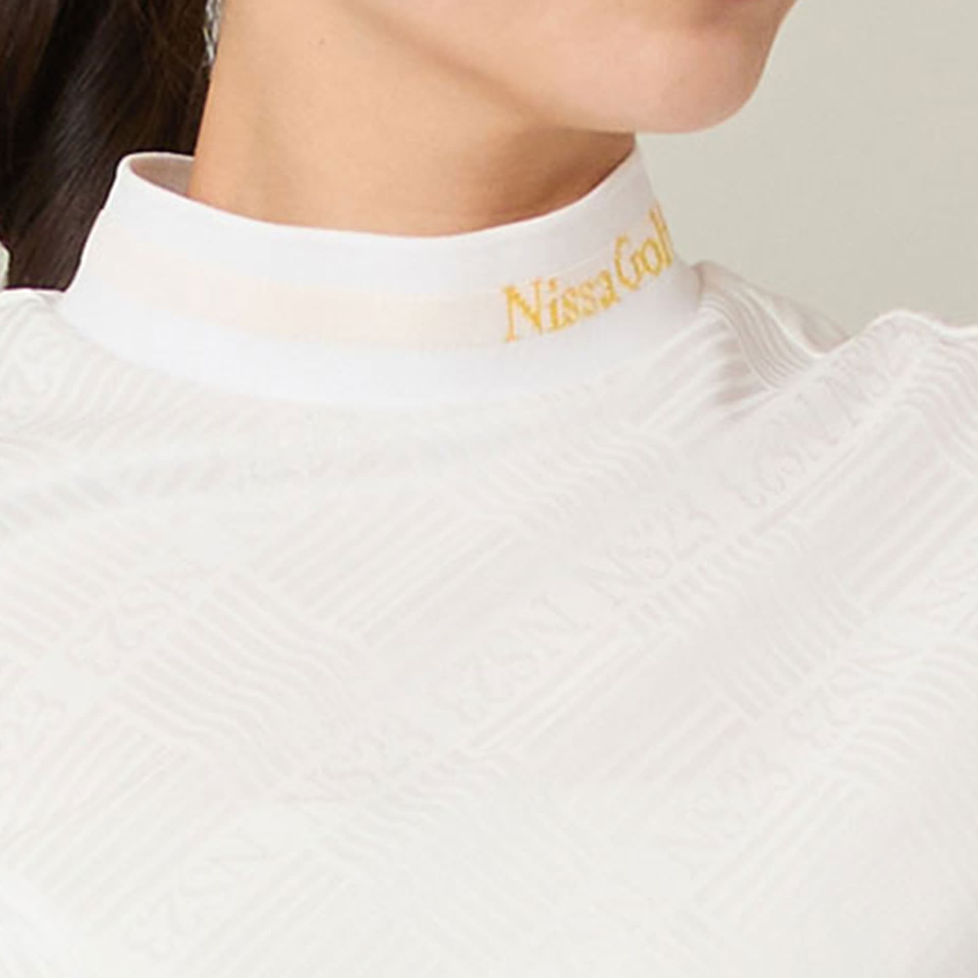 【Women's】ロゴジャカードモックネック